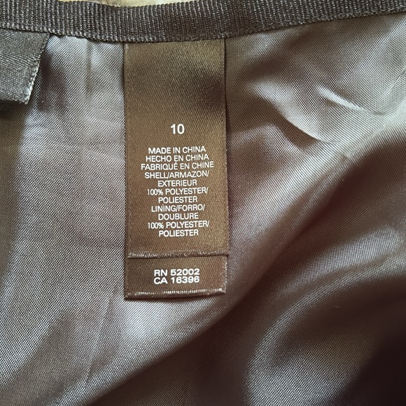 Axcess A Liz Claiborne Company Chic Black, Blue and Teal A-Line Skirt. Size 10 - Picture 3 of 9